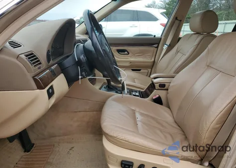 1995 BMW 740 I Automatic from USA, damaged, VIN WBAGF6323SDH08462